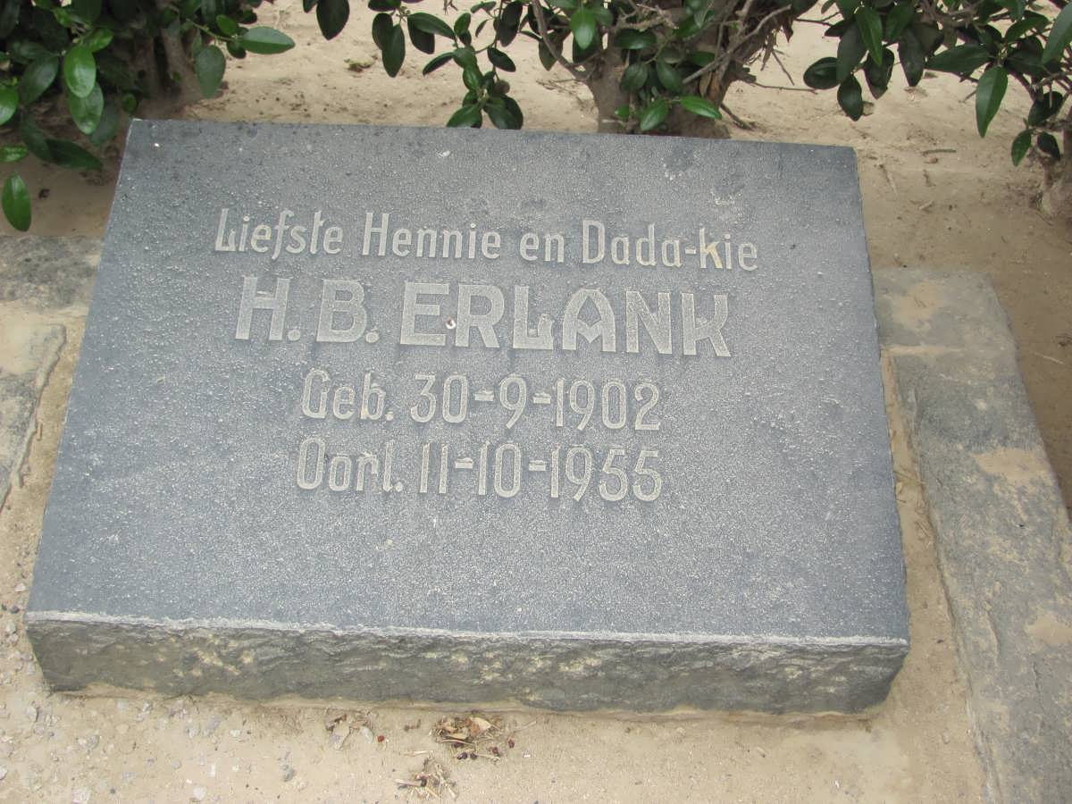 ERLANK H.B. 1902-1955