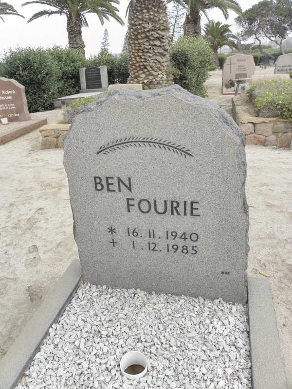 FOURIE Ben 1940-1985