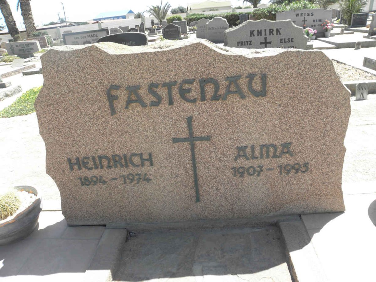 FASTENAU Heinrich 1894-1974 &amp; Alma 1907-1995