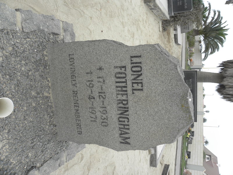 FOTHERINGHAM Lionel 1930-1971