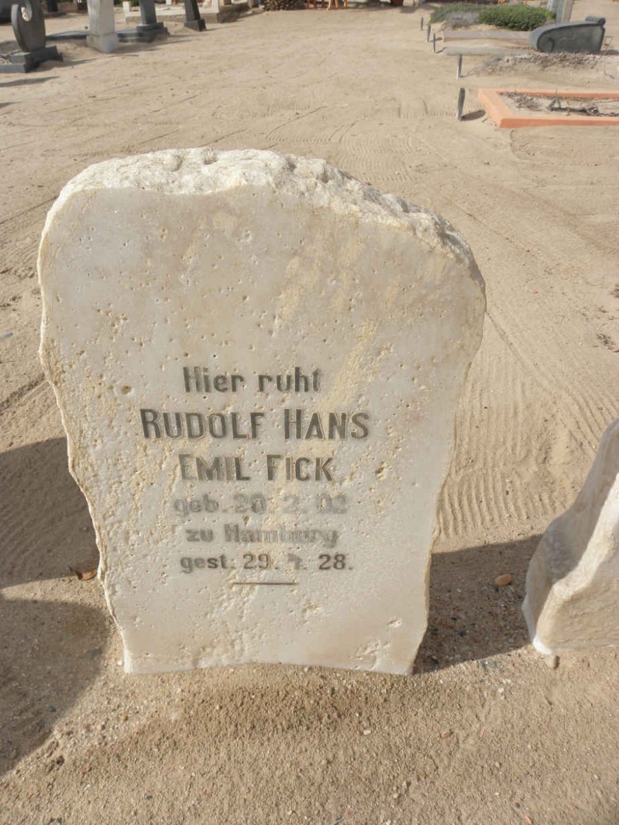 FICK Rudolf Hans Emil 1902-1928