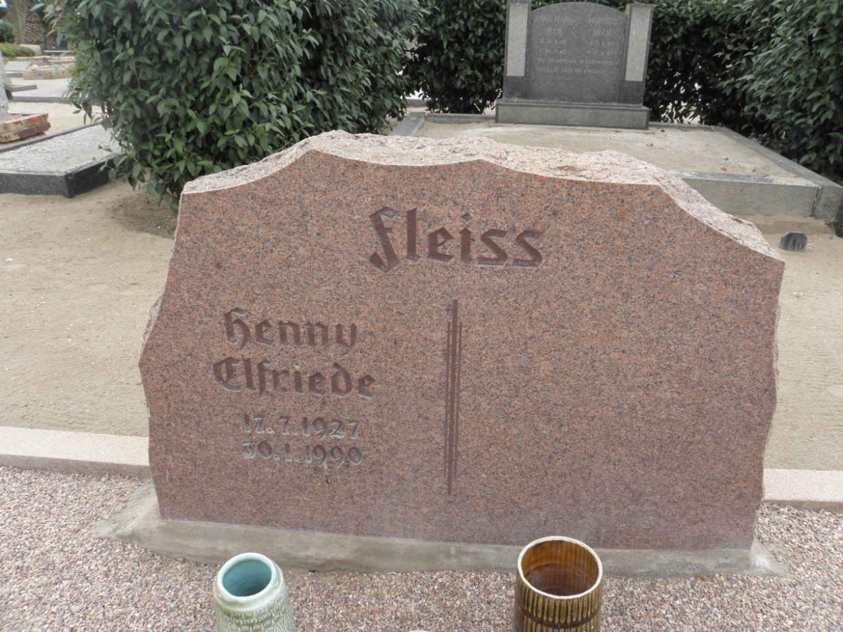 FLEISS Henny Elfriede 1927-1990