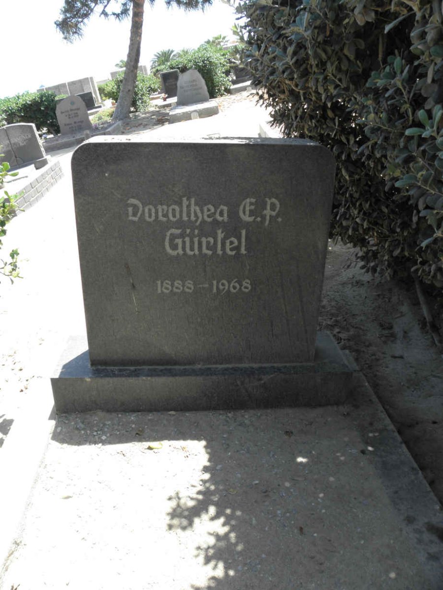 GÜRTEL Dorothea E.P. 1888-1968