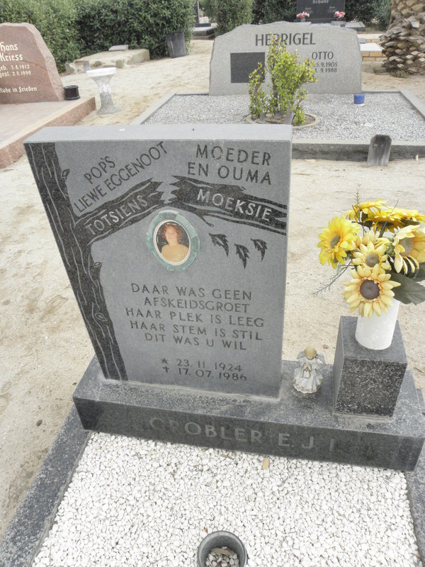 GROBLER E.J.I. 1924-1986