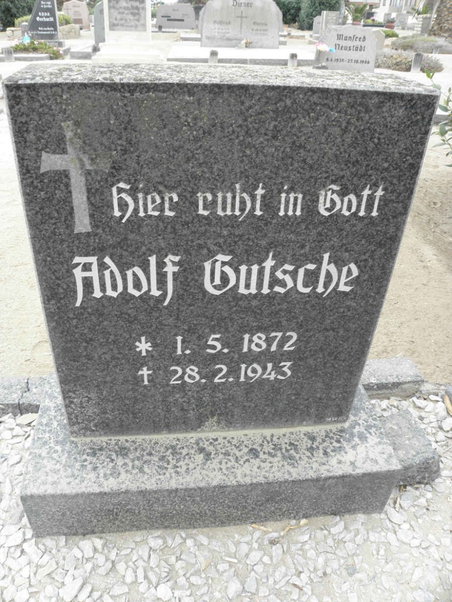 GUTSCHE Adolf 1872-1943