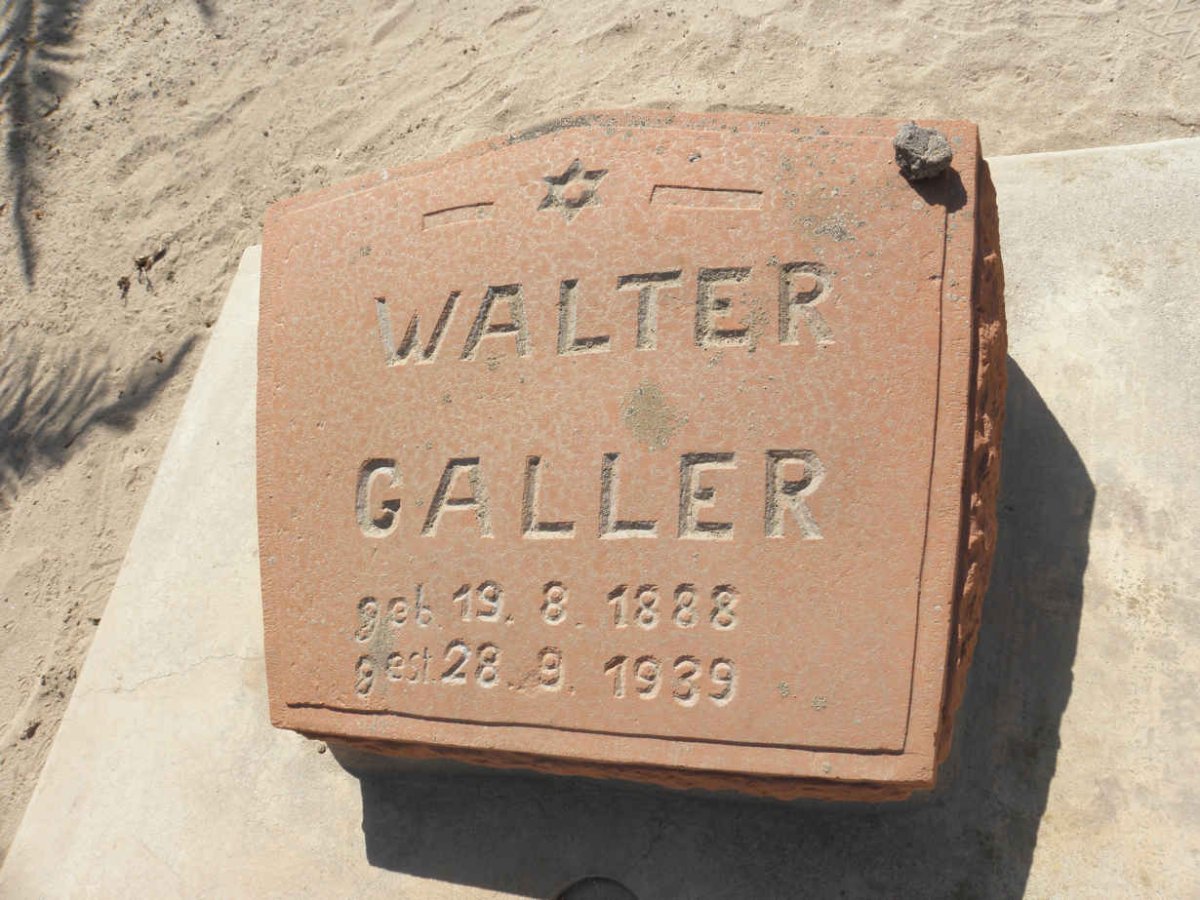 GALLER Walter 1888-1939