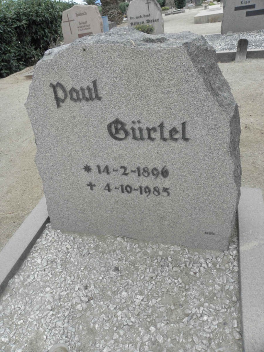 GÜRTEL Paul 1896-1985