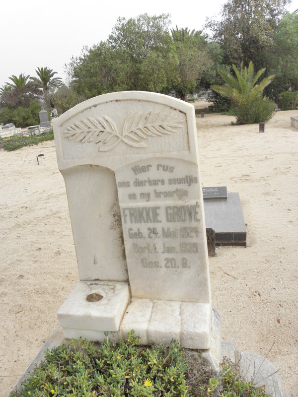 GROVE Frikkie 1924-1939