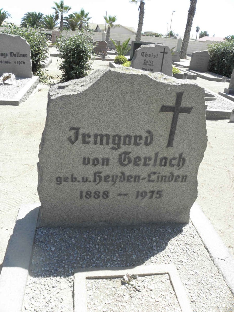 GERLACH Irmgard nee v. HEYDEN-LINDEN 1888-1975