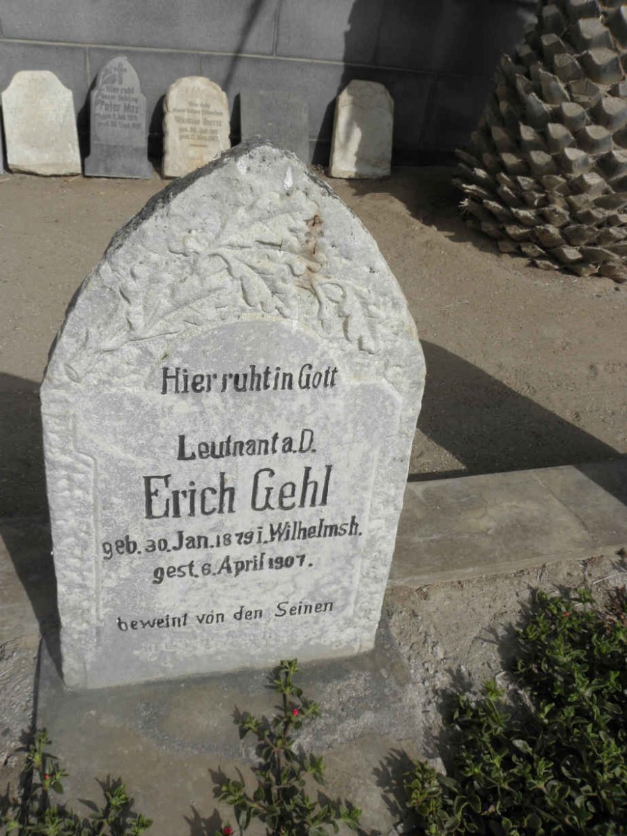 GEHL Erich 1879-1907