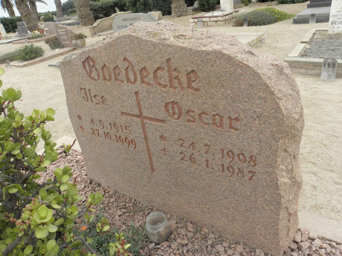 GOEDECKE Oscar 1908-1987 &amp; Ilse 1915-1999