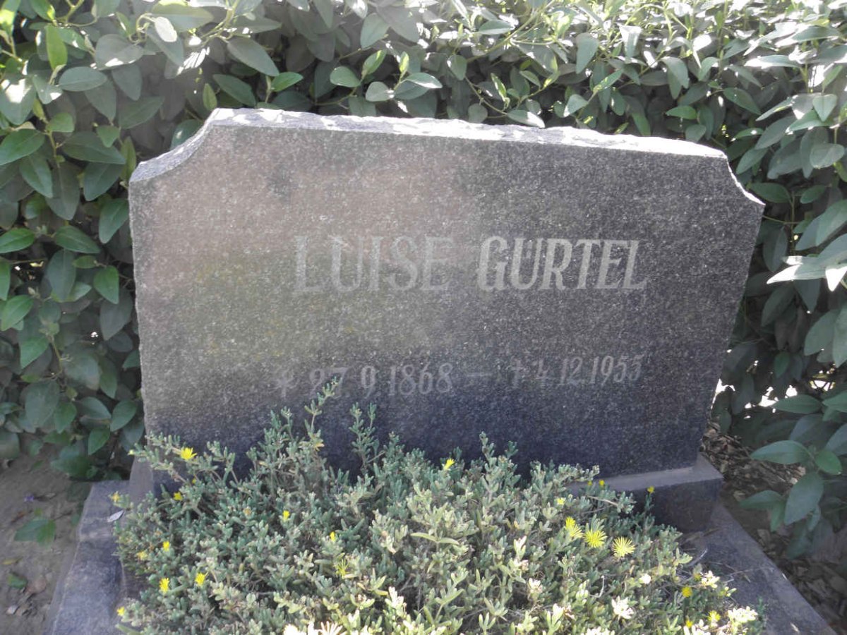 GÜRTEL Luise 1868-1955