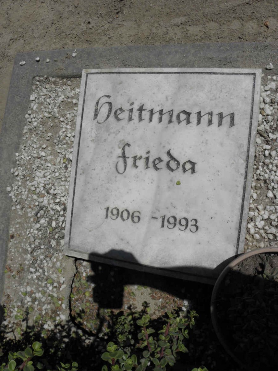 HEITMANN Frieda 1903-1993