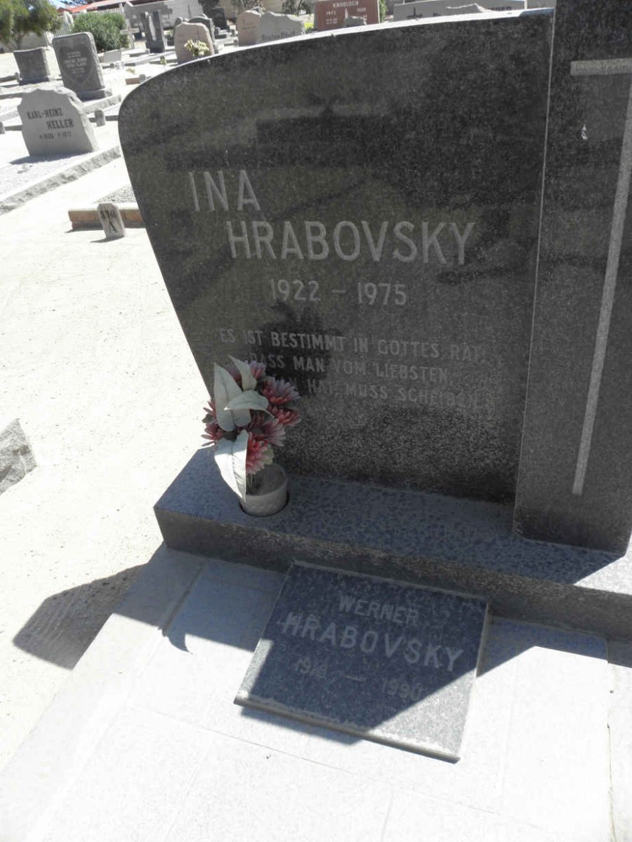 HRABOVSKY Werner 1919-1990 &amp; Ina 1922-1975