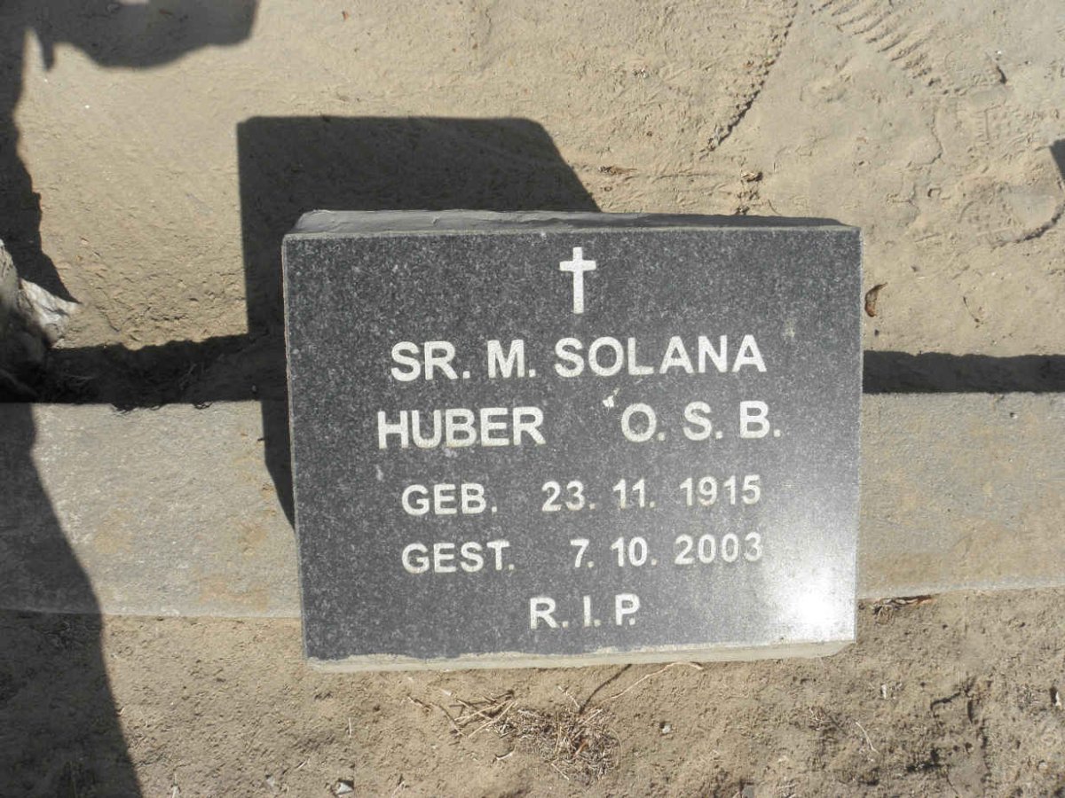 HUBER M. Solana 1915-2003