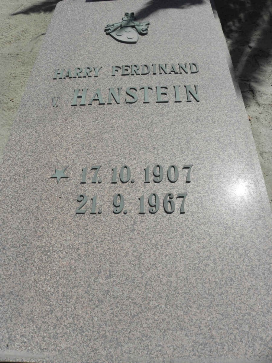 HANSTEIN Harry Ferdinand, v. 1907-1967 &amp; Elisabeth 1910-1997