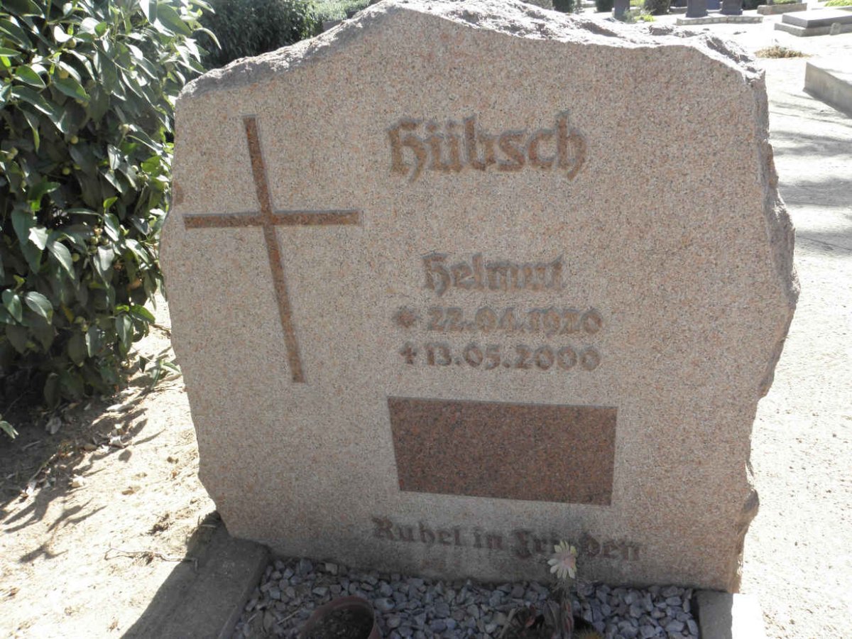 HÜBSCH Helmut 1920-2000