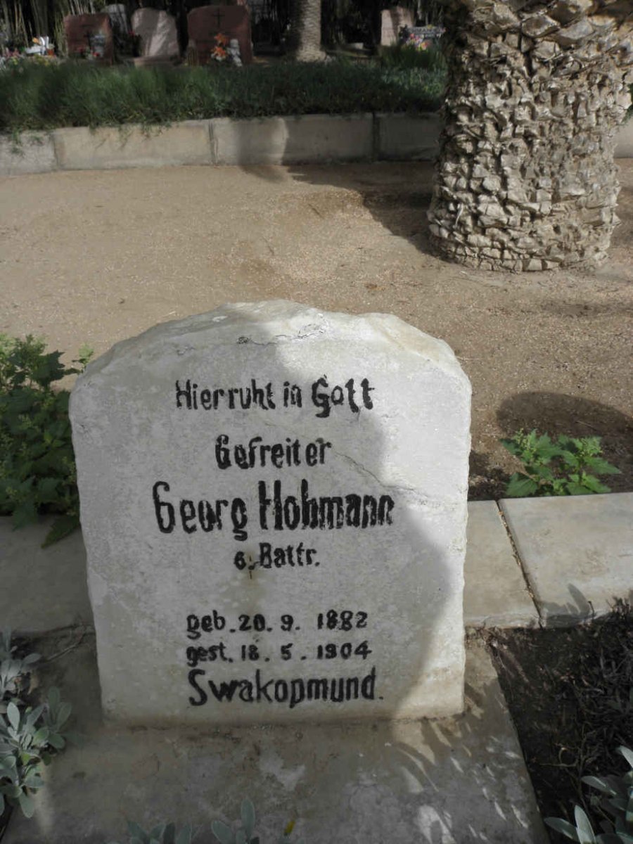 HOHMANN Georg 1882-1904