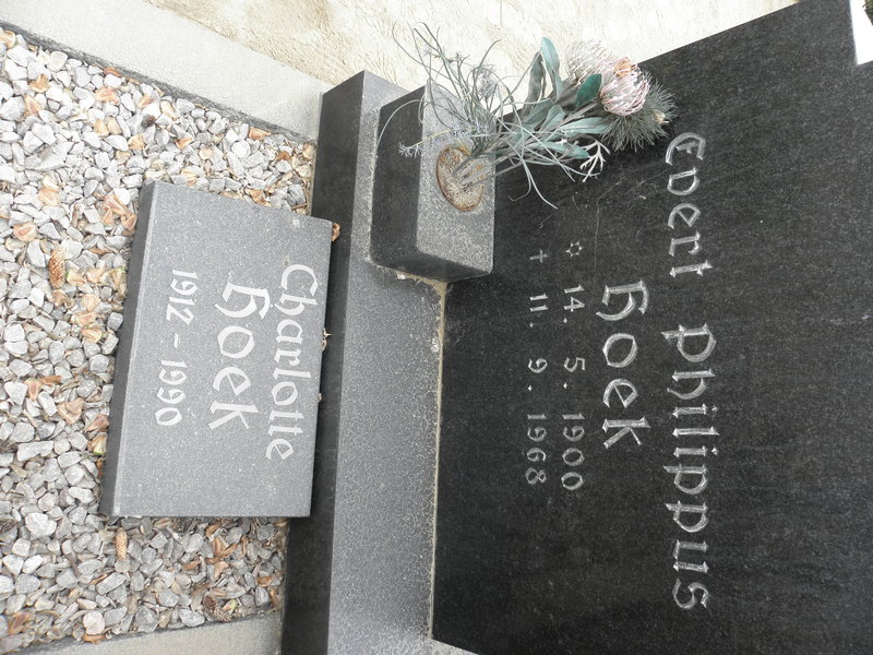 HOEK Evert Philippus 1900-1968 &amp; Charlotte 1912-1990