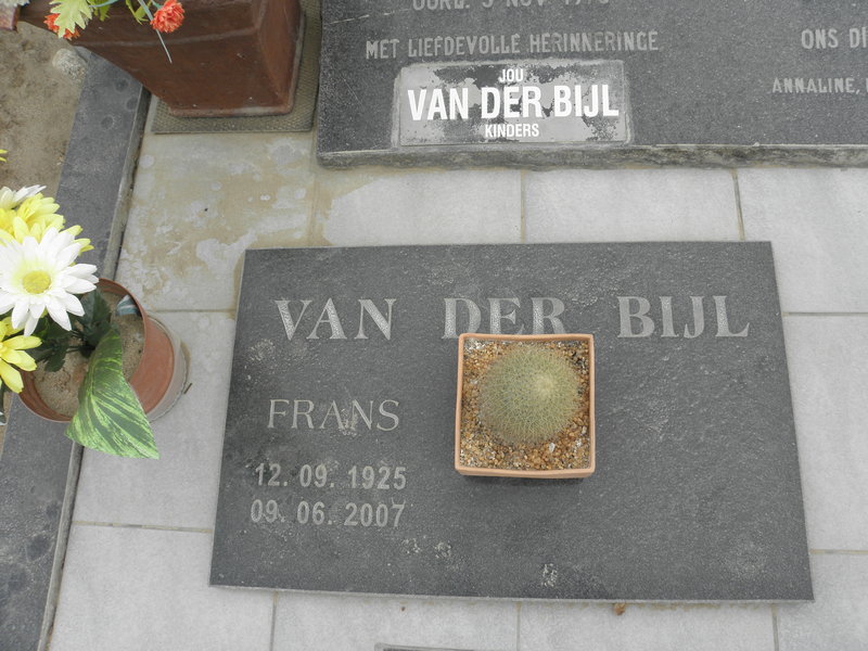 BIJL Frans, van der 1925-2007