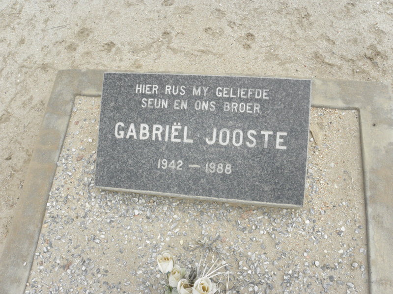 JOOSTE Gabriel 1942-1988