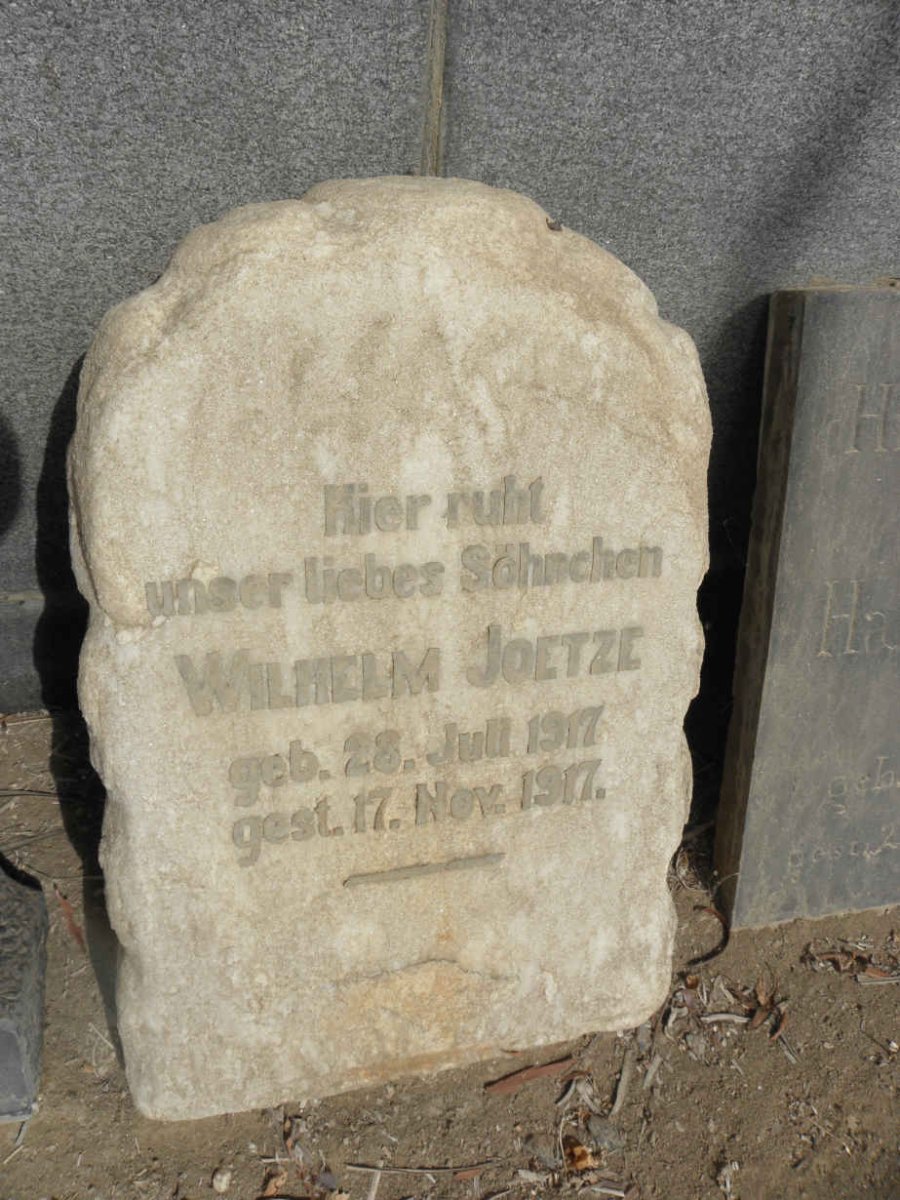 JOETZE Wilhelm 1917-1917