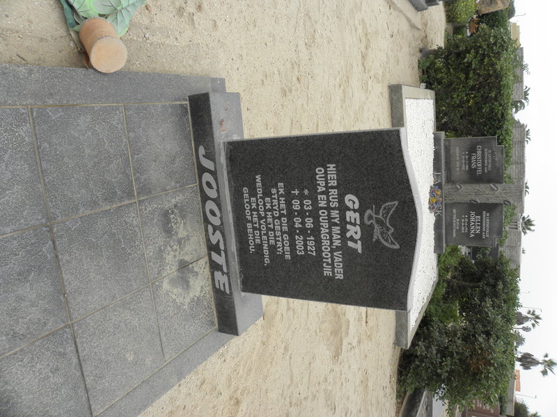 JOOSTE Gert 1927-2003