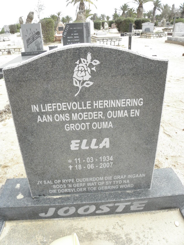 JOOSTE Ella 1934-2007