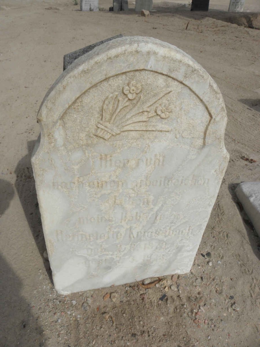 KRIESSBACH Hennriette 1870-1923