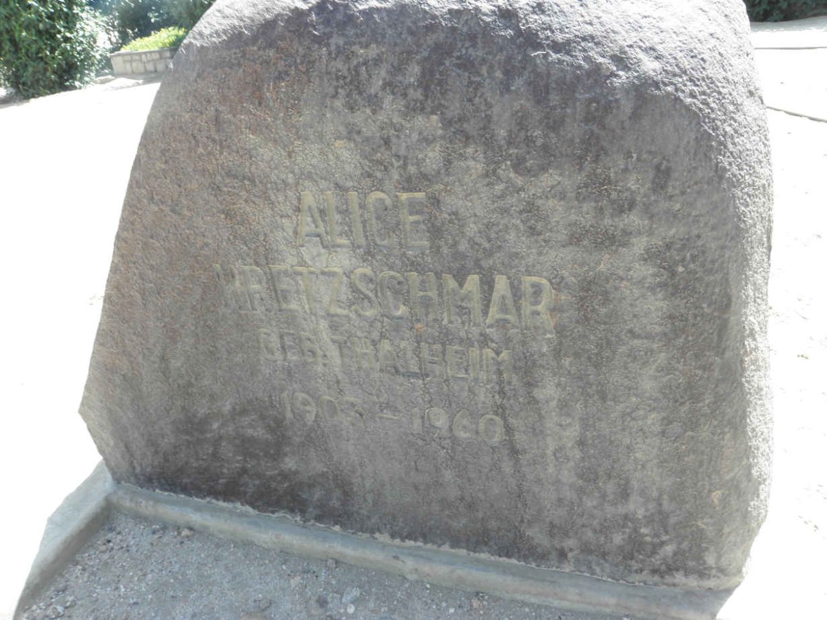 KRETZSCHMAR Alice nee THALHEIM 1903-1960