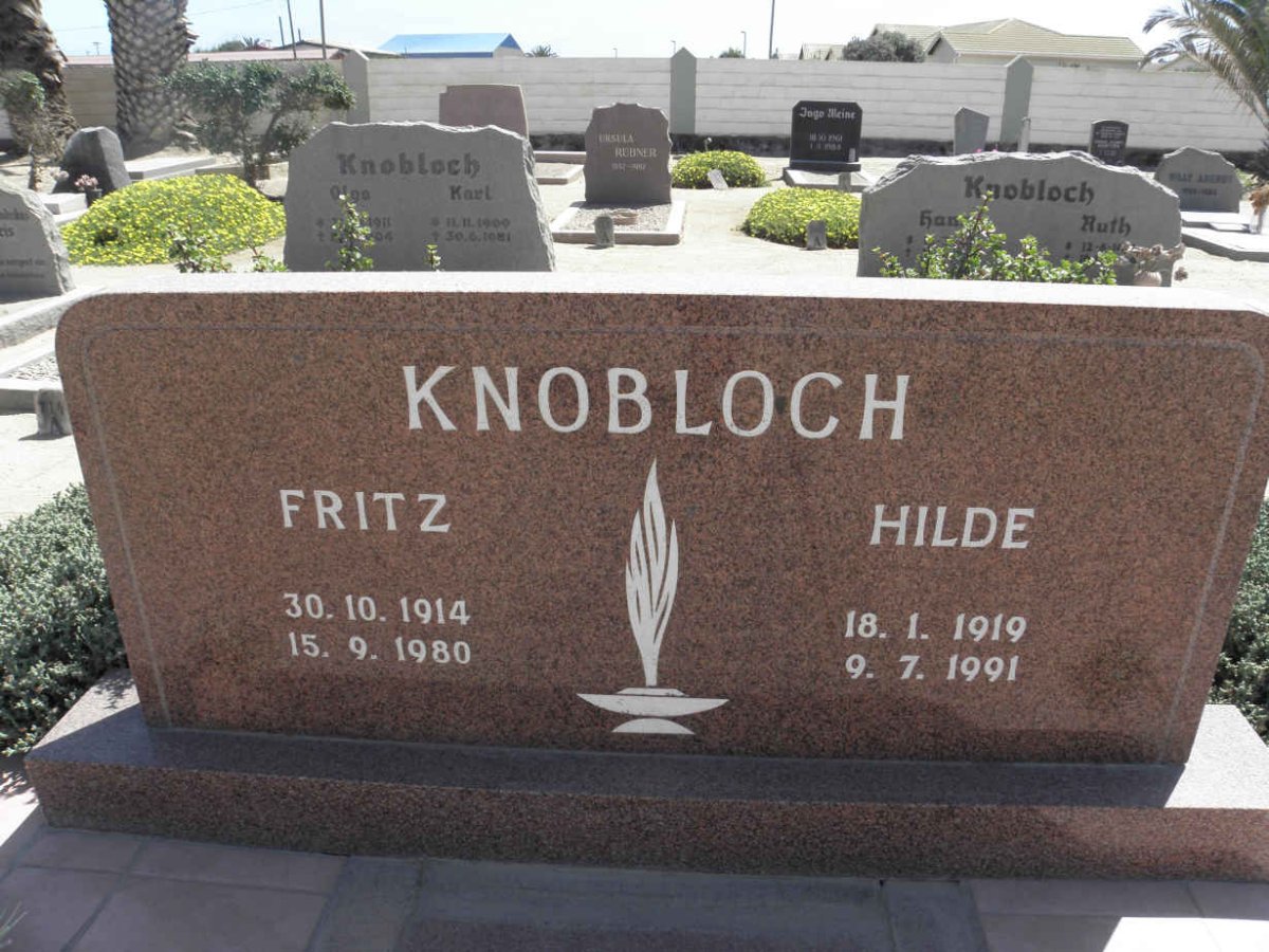 KNOBLOCH Fritz 1914-1980 &amp; Hilde 1919-1991