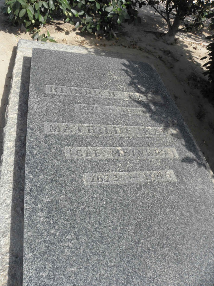KAHL Heinrich 1870-1930 &amp; Mathilde MEINERT 1873-1946