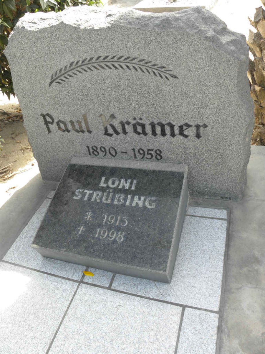 KRÄMER Paul 1890-1958 :: STRÜBING Loni 1913-1998
