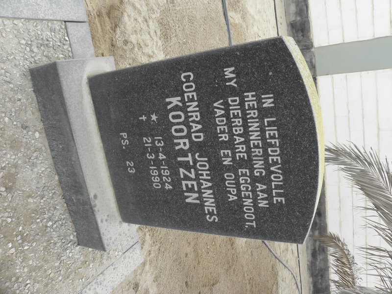KOORTZEN Coenrad Johannes 1924-1990