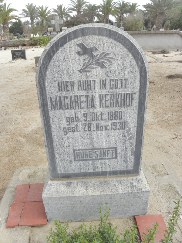 KERKHOF Magareta 1880-1930