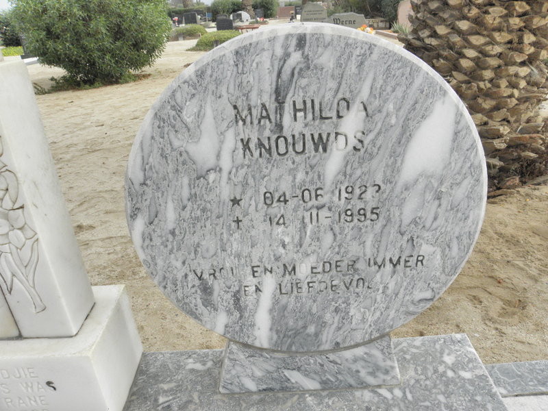 KNOUWDS Jacobus Hendrik 1913-1988 &amp; Mathilda 1923-1995 :: KNOUWDS Jacobus 1954-1956