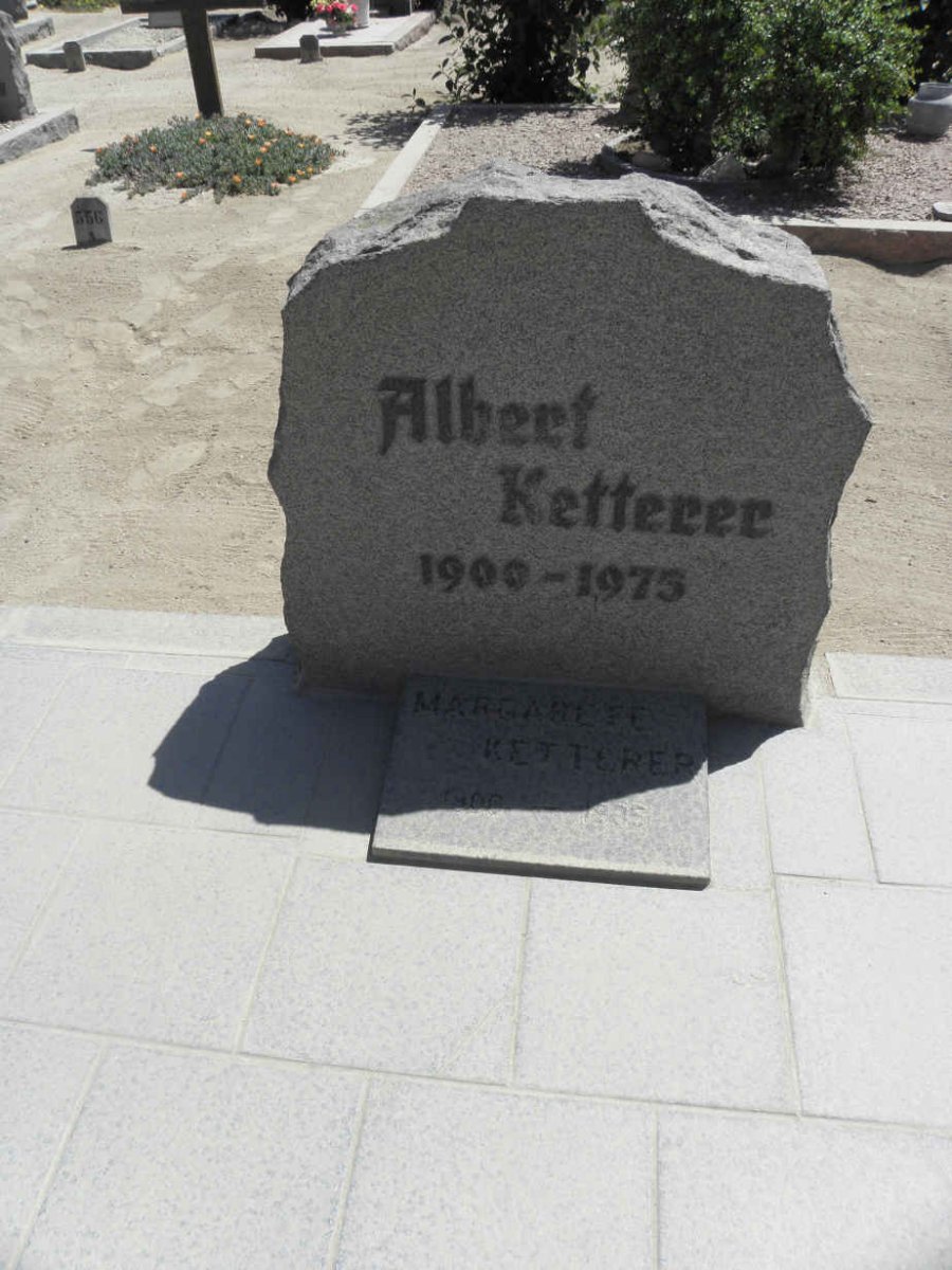 KETTERER Albert 1900-1975 &amp; Margarete -1985