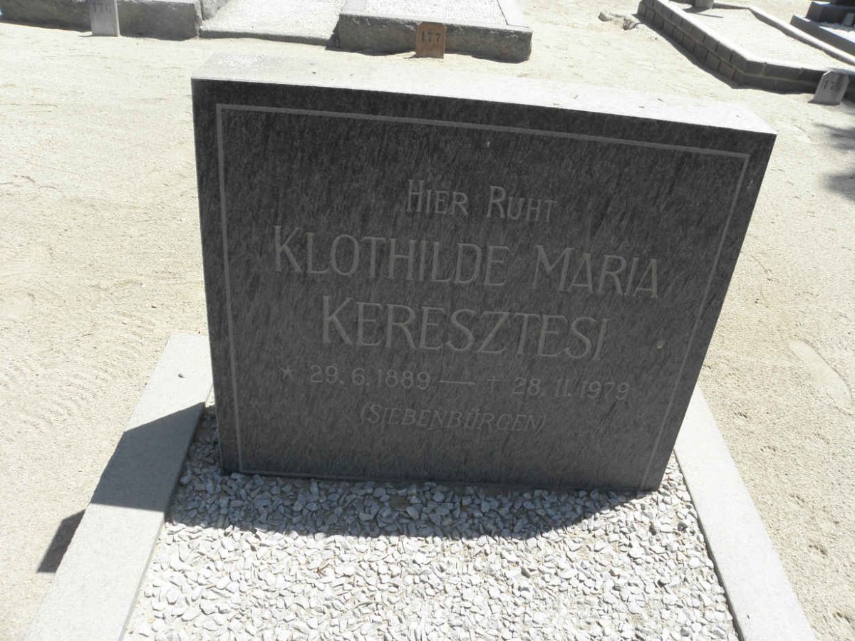 KERESZTESI Klothilde Maria 1889-1979