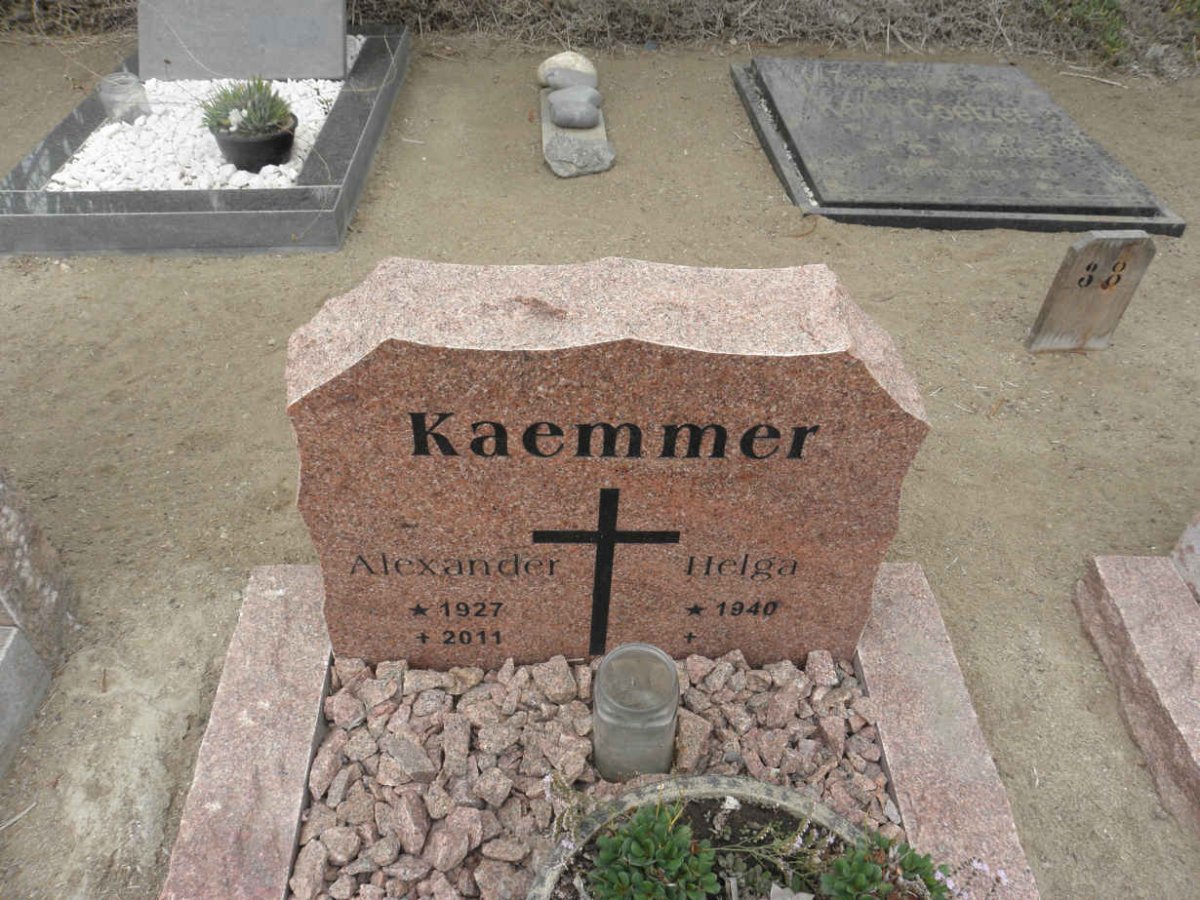 KAEMMER Alexander 1927-2011 &amp; Helga 1940-
