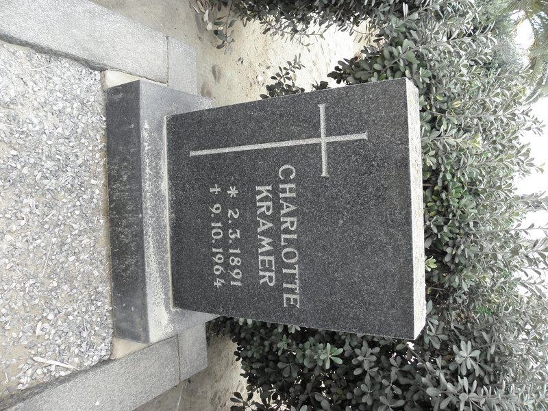 KRAMER Charlotte 1891-1964