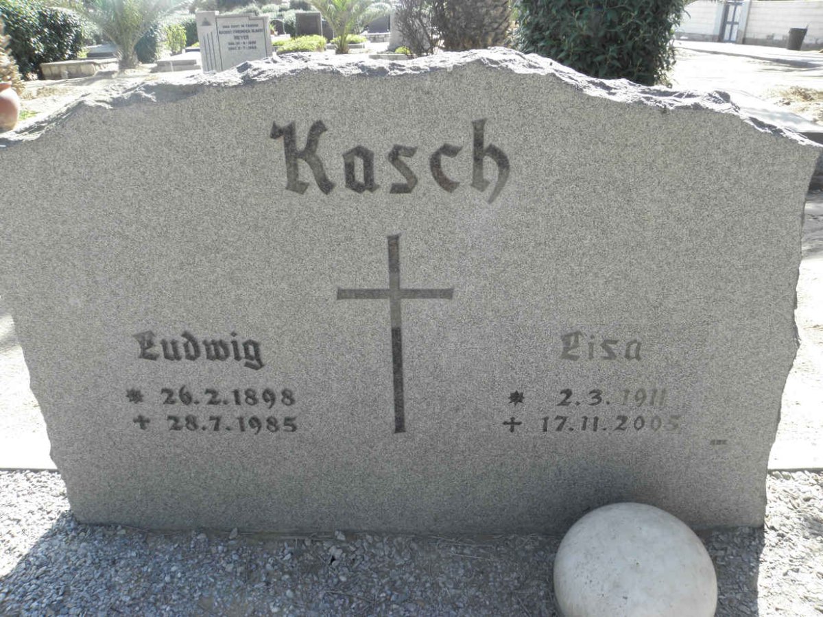 KASCH Ludwig 1898-1985 &amp; Lisa 1911-2005