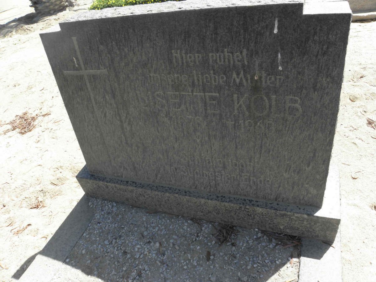 KOLB Lisette 1878-1968