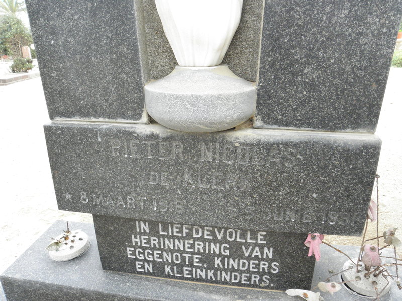 KLERK Pieter Nicolas, de 1916-1991