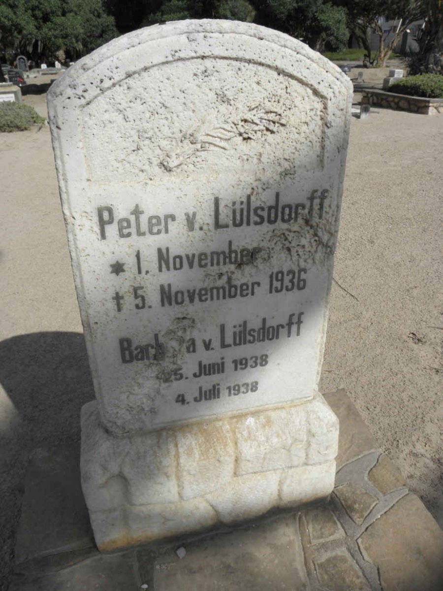 LÜLSDORFF Peter, v. ?-1936 &amp; :: v. LÜLSDORFF Barbara 1938-1938