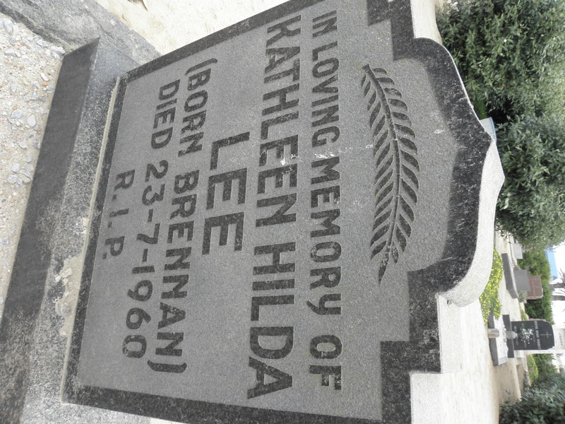 LEE Kathleen Hilda nee BRENNAN -1960