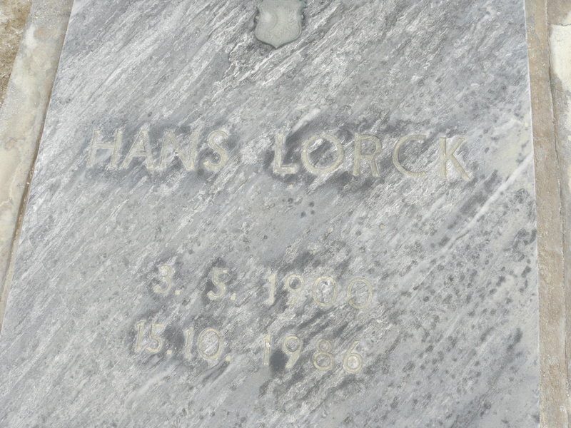 LORCK Hans 1900-1986
