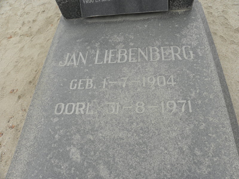 LIEBENBERG Jan 1904-1971