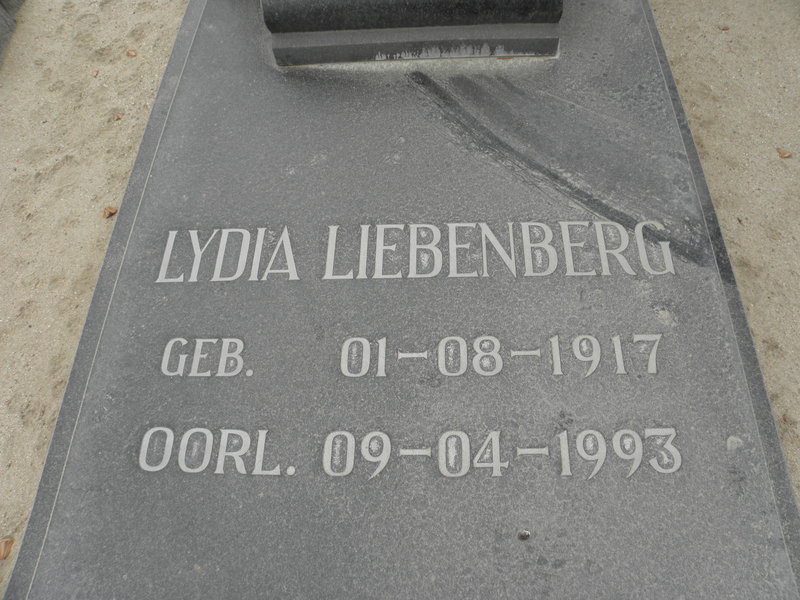 LIEBENBERG Lydia 1917-1993