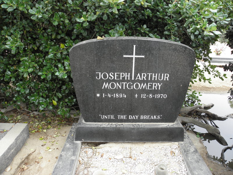 MONTGOMERY Joseph Arthur 1894-1970
