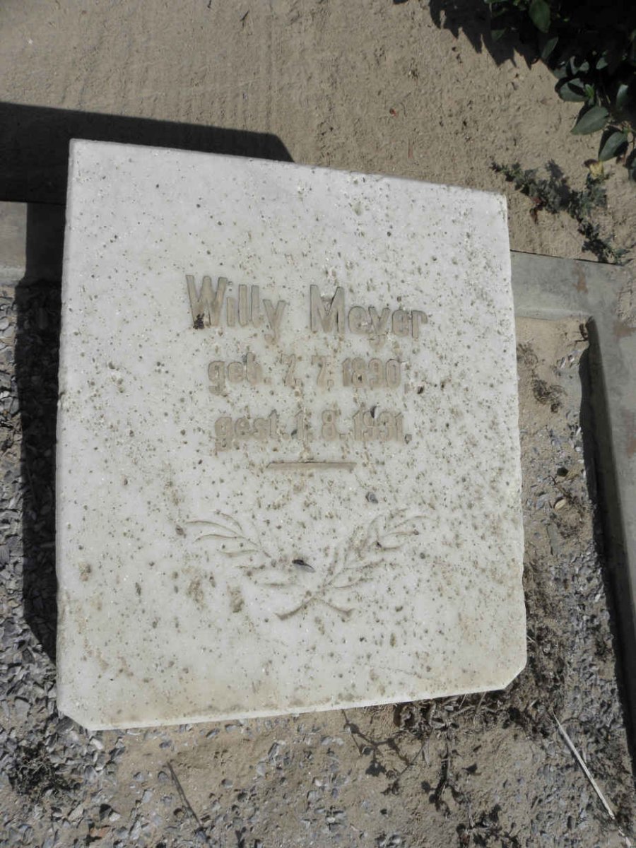 MEYER Willy 1890-1931